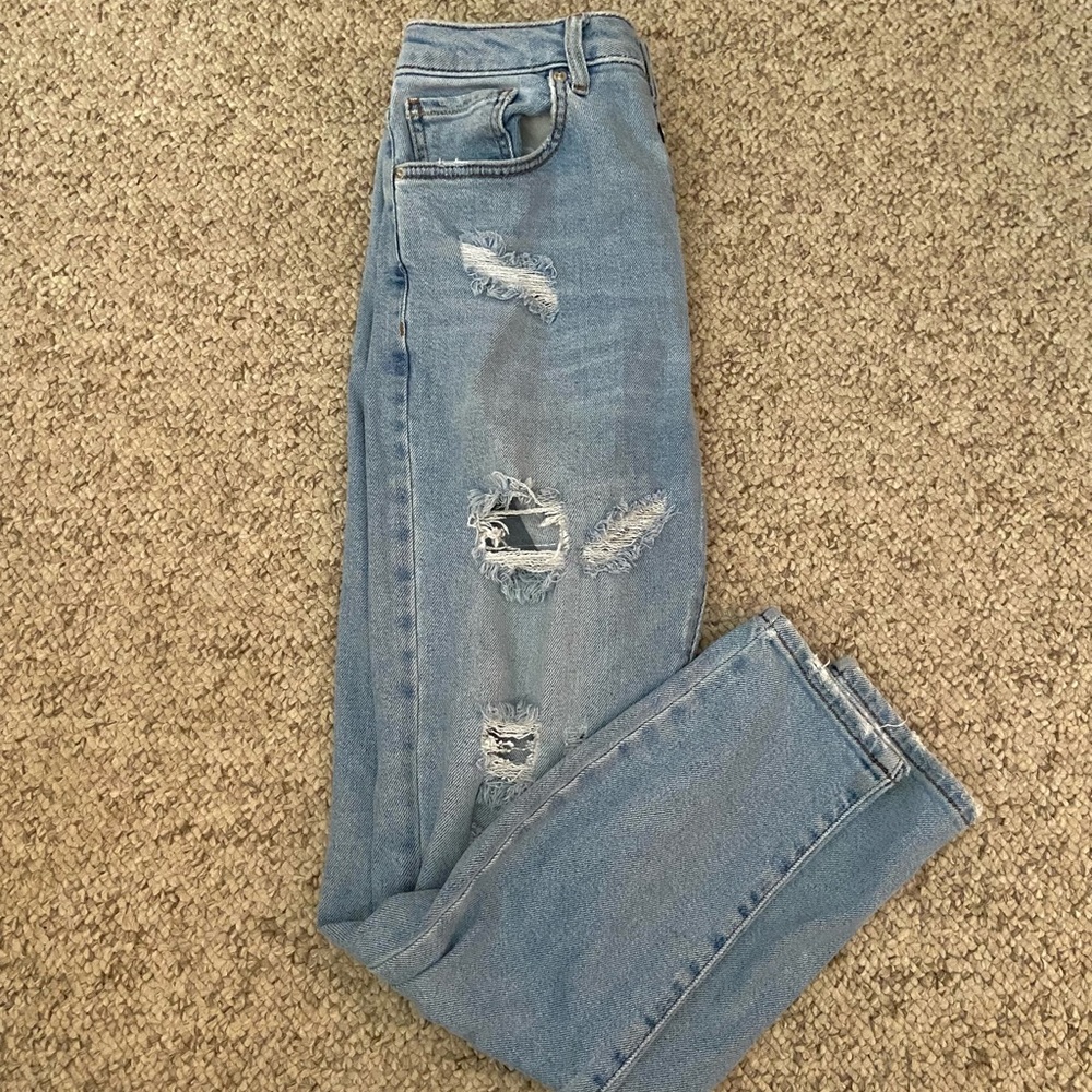 Forever 21 Ripped Skinny Jeans